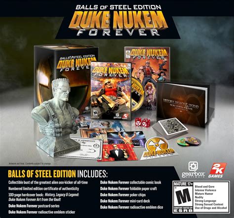 duke balls of steel box art|Duke Nukem Forever: Balls of Steel Collector's Edition .